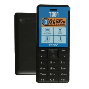 Gixcor Telephone Tecno T301 177 Pouces Dual Sim 1150mAh Torche Noir