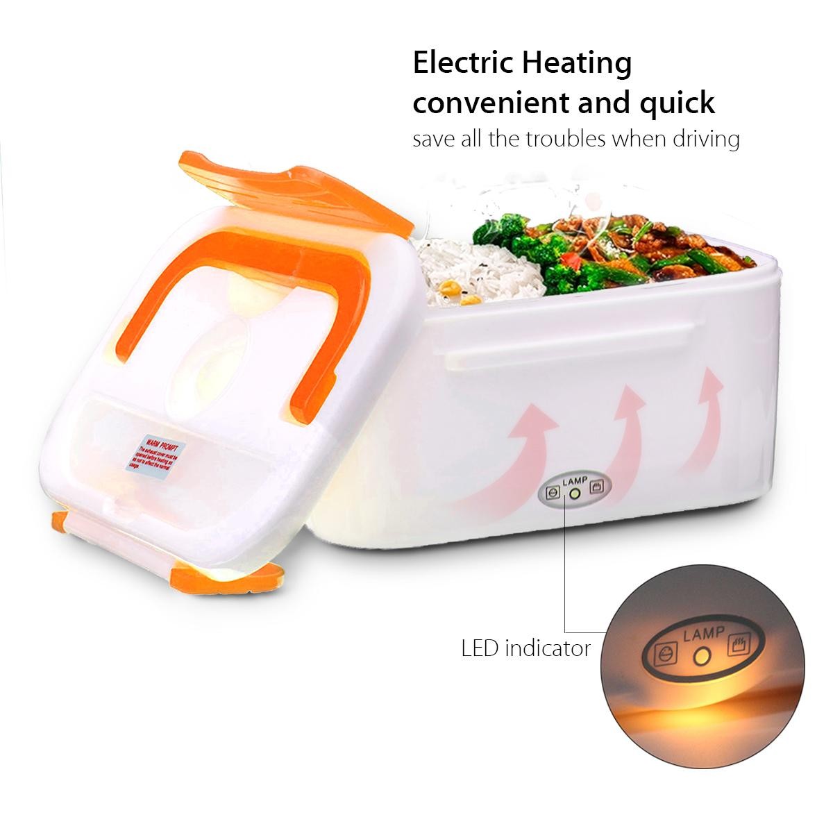 Mini Micro ondes Portable – lunch box – Orange - Ivoirshop - Site