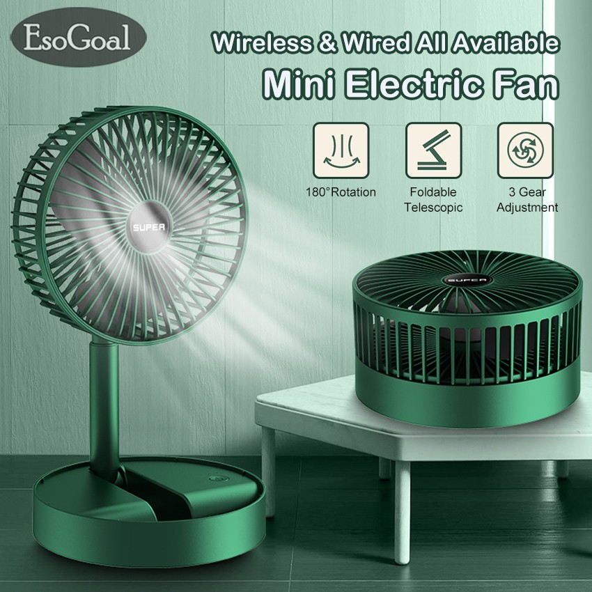 Mini Ventilateur pliable à 3 Option – rechargeable - Ivoirshop