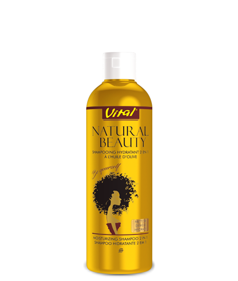 Shampooing hydratant 2 en 1 VITAL NATURAL BEAUTY à l'huile d'olive - 250Ml