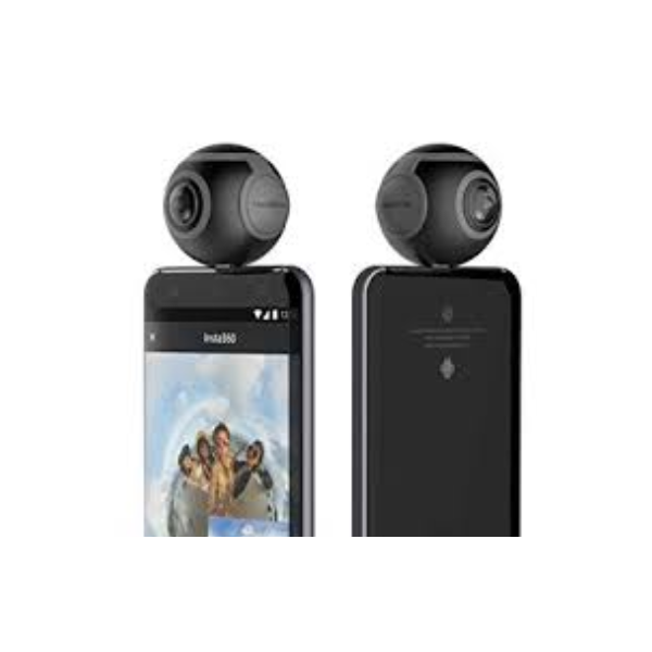 Caméra Pano Live 360 Panoramique Compatible Avec Les Téléphones Android De Type-C Et Micro USB - Noir