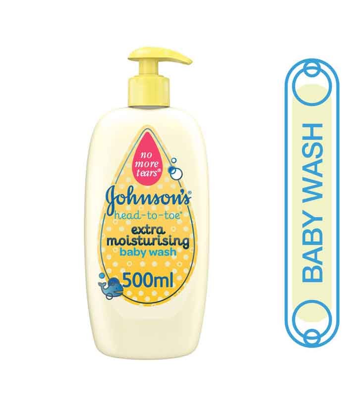 Baby Johnson Baby Wash Tête à Pied Extra Hydratant 500 ml